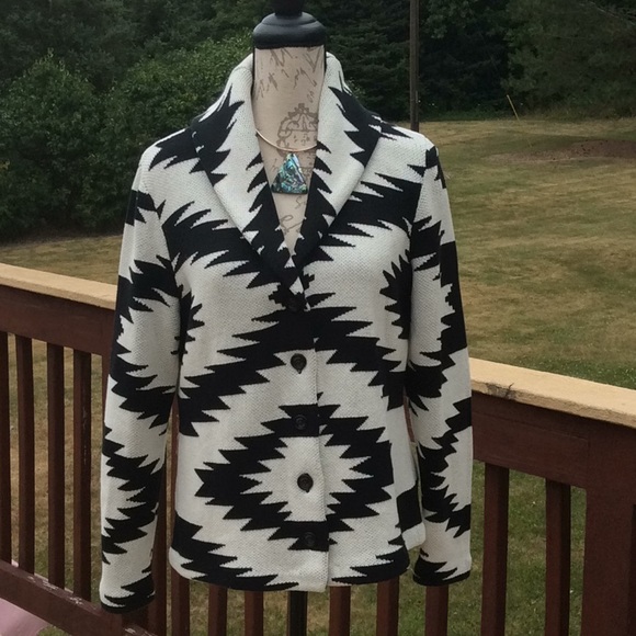 Chaps Sweaters - Women’s Champs NWTS! Sz PL black & White Sweater